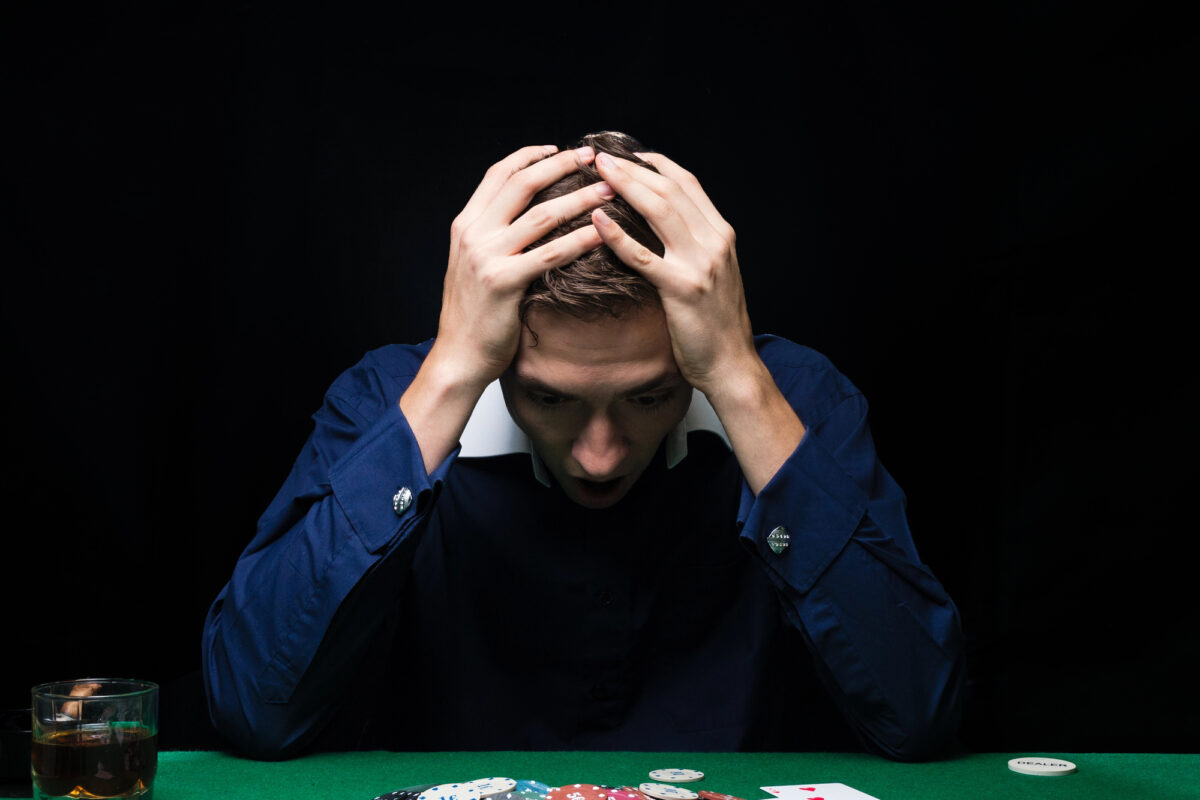 a man card dead at poker table
